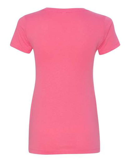 Next Level Women's Ideal V-Neck T-Shirt 1540 Hot Pink