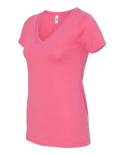 Next Level Women's Ideal V-Neck T-Shirt 1540 Hot Pink