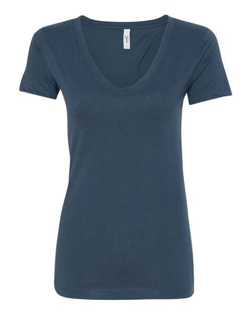 Next Level Women's Ideal V-Neck T-Shirt 1540 Indigo