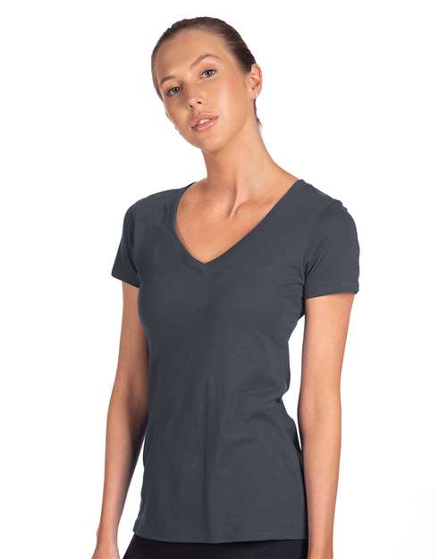 Next Level Women's Ideal V-Neck T-Shirt 1540 Indigo