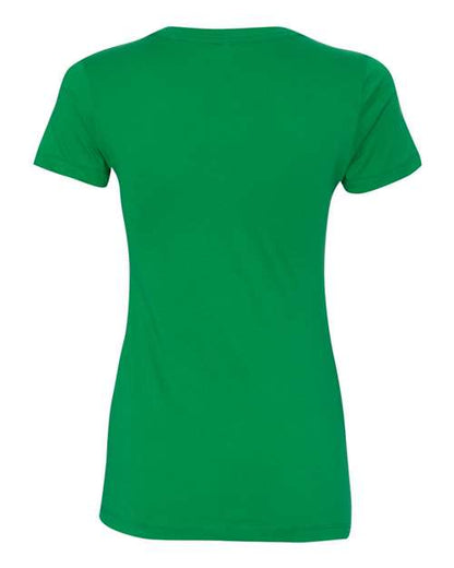 Next Level Women's Ideal V-Neck T-Shirt 1540 Kelly Green