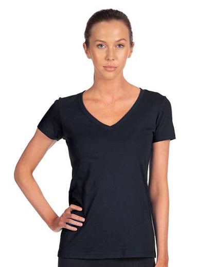 Next Level Women's Ideal V-Neck T-Shirt 1540 Midnight Navy