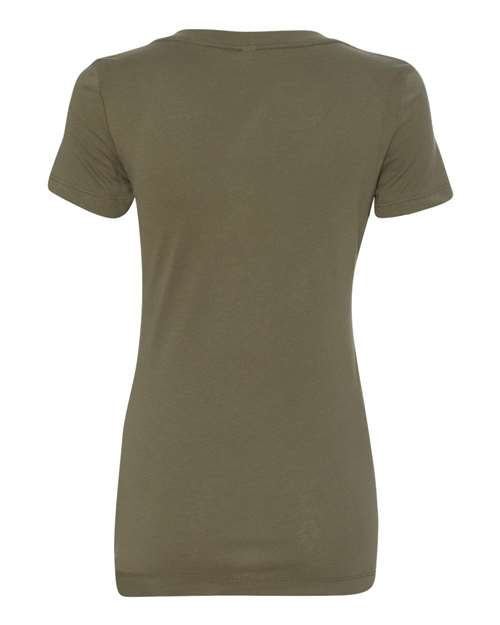 Next Level Women's Ideal V-Neck T-Shirt 1540 Military Green