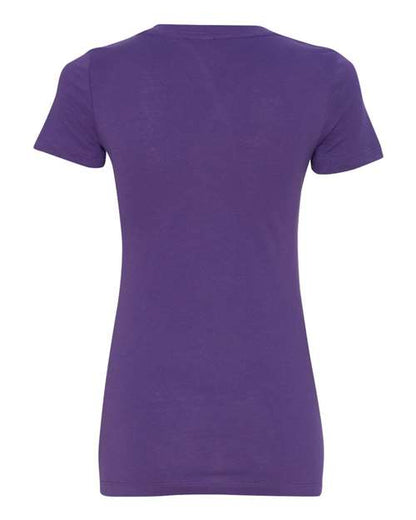 Next Level Women's Ideal V-Neck T-Shirt 1540 Purple Rush