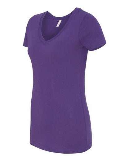 Next Level Women's Ideal V-Neck T-Shirt 1540 Purple Rush