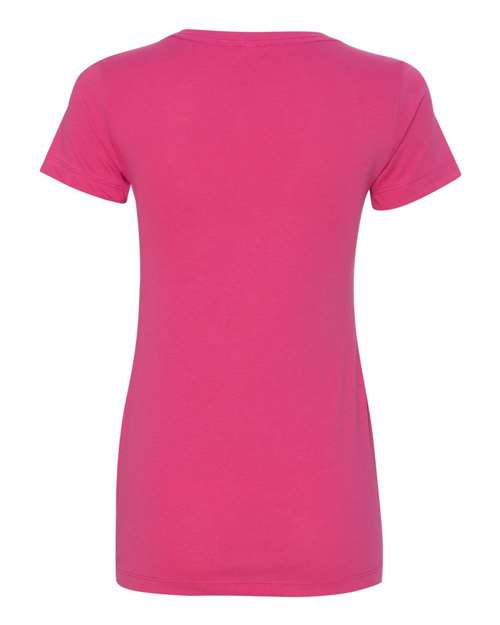 Next Level Women's Ideal V-Neck T-Shirt 1540 Raspberry