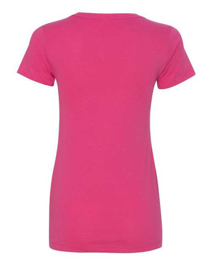 Next Level Women's Ideal V-Neck T-Shirt 1540 Raspberry