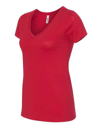 Next Level Women's Ideal V-Neck T-Shirt 1540 Red