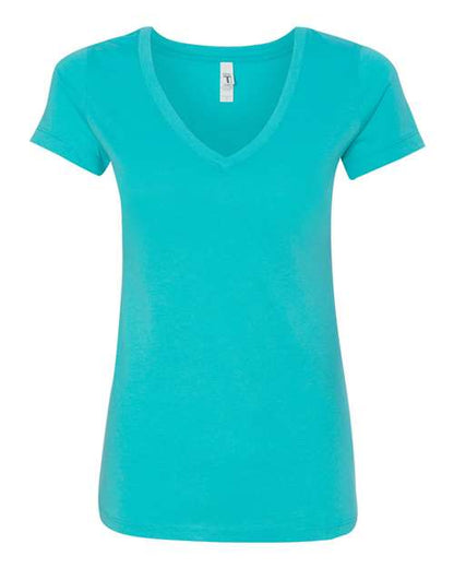 Next Level Women's Ideal V-Neck T-Shirt 1540 Tahiti Blue