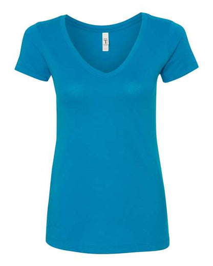 Next Level Women's Ideal V-Neck T-Shirt 1540 Turquoise