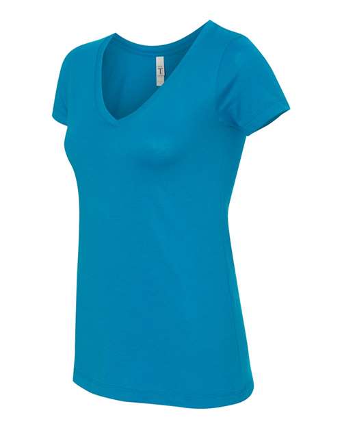 Next Level Women's Ideal V-Neck T-Shirt 1540 Turquoise