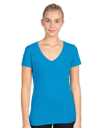 Next Level Women's Ideal V-Neck T-Shirt 1540 Turquoise