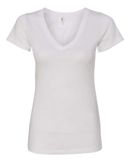 Next Level Women's Ideal V-Neck T-Shirt 1540 White