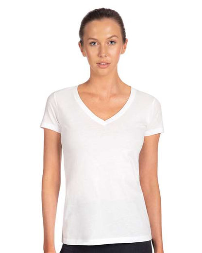 Next Level Women's Ideal V-Neck T-Shirt 1540 White