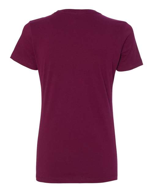 Next Level Women’s Cotton T-Shirt 3900 Maroon