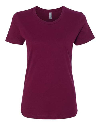 Next Level Women’s Cotton T-Shirt 3900 Maroon