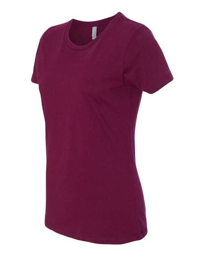 Next Level Women’s Cotton T-Shirt 3900 Maroon