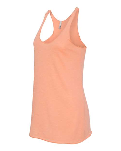 Next Level Women’s Triblend Racerback Tank 6733 Vintage Light Orange