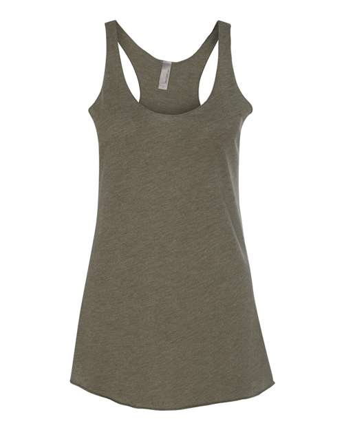 Next Level Women’s Triblend Racerback Tank 6733 Military Green