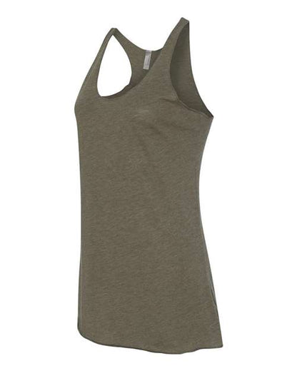 Next Level Women’s Triblend Racerback Tank 6733 Military Green