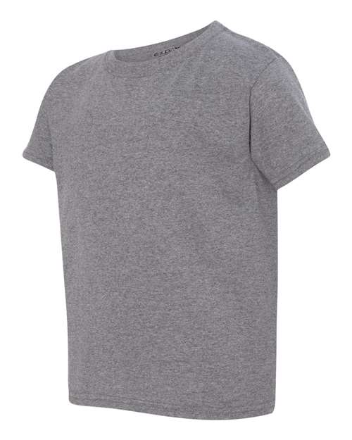 Gildan DryBlend® Youth T-Shirt 8000B Gold Custom Embroidered Business Logo