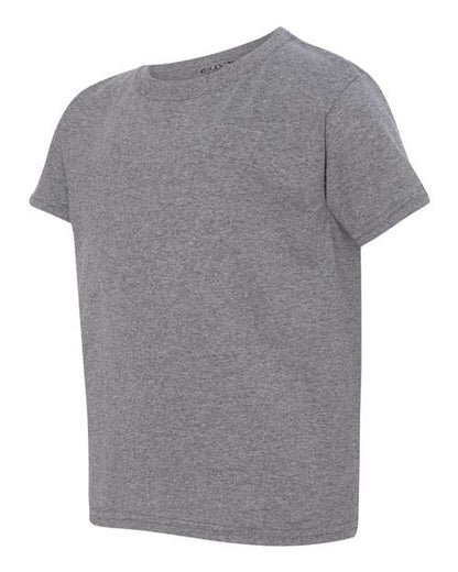 Gildan DryBlend® Youth T-Shirt 8000B Gold Custom Embroidered Business Logo