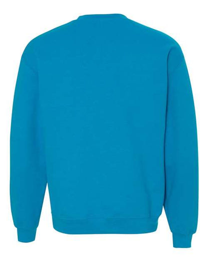 Gildan Heavy Blend™ Crewneck Sweatshirt 18000 Sapphire Custom Embroidered Business Logo