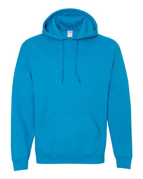 Gildan Heavy Blend™ Hooded Sweatshirt 18500 Sapphire Custom Embroidered Business Logo