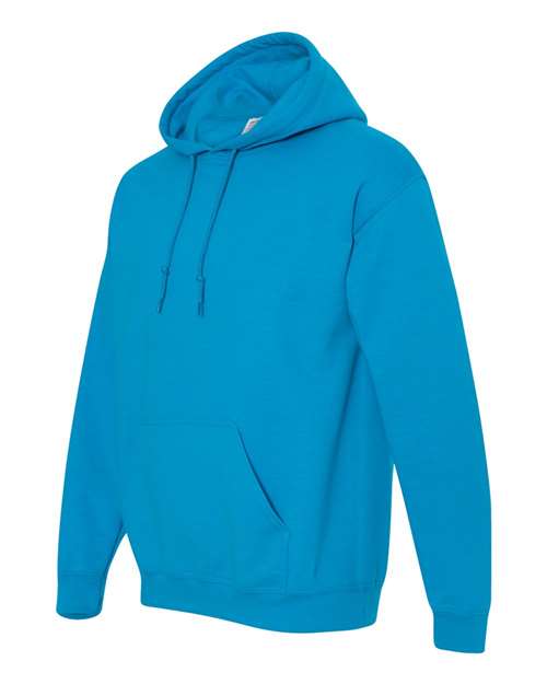 Gildan Heavy Blend™ Hooded Sweatshirt 18500 Sapphire Custom Embroidered Business Logo