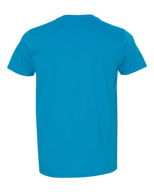 Gildan Softstyle® T-Shirt 64000 Sapphire Custom Embroidered Business Logo