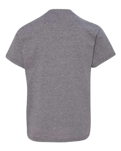 Gildan Heavy Cotton™ Youth T-Shirt 5000B Gold Custom Embroidered Business Logo