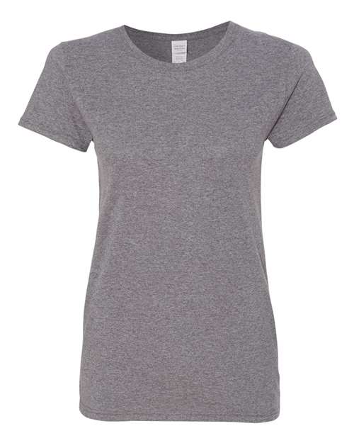 Gildan Heavy Cotton™ Women’s T-Shirt 5000L Gold Custom Embroidered Business Logo