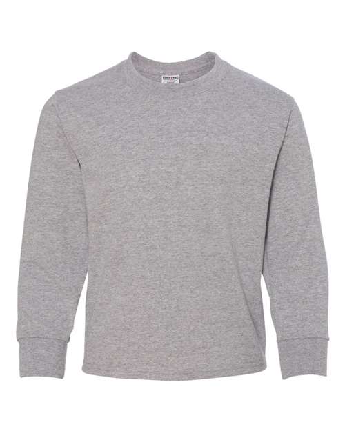 JERZEES Youth Dri-Power Long Sleeve 50/50 T-Shirt 29BLR