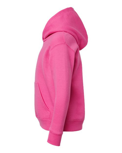 LAT Youth Fleece Hoodie 2296 Raspberry