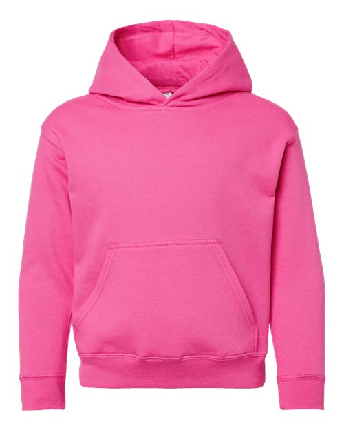 LAT Youth Fleece Hoodie 2296 Raspberry