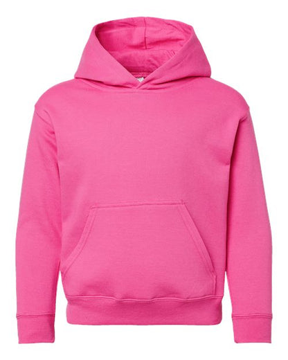 LAT Youth Fleece Hoodie 2296 Raspberry