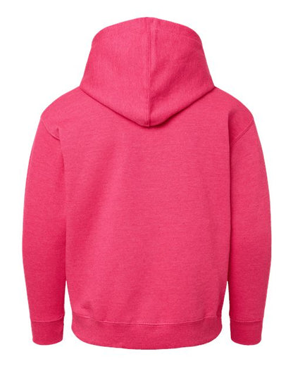 LAT Youth Fleece Hoodie 2296 Vintage Hot Pink