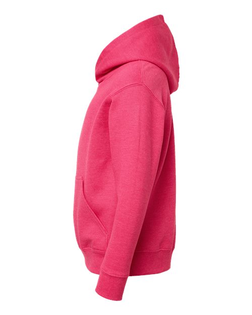 LAT Youth Fleece Hoodie 2296 Vintage Hot Pink