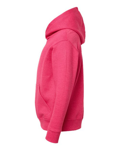 LAT Youth Fleece Hoodie 2296 Vintage Hot Pink