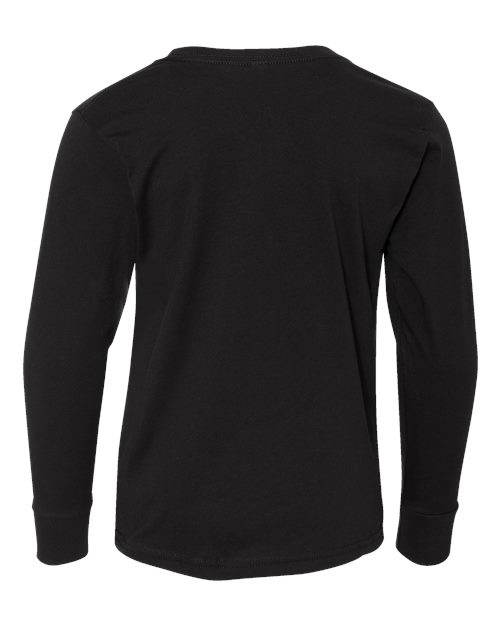 LAT Youth Fine Jersey Long Sleeve Tee 6201 Black