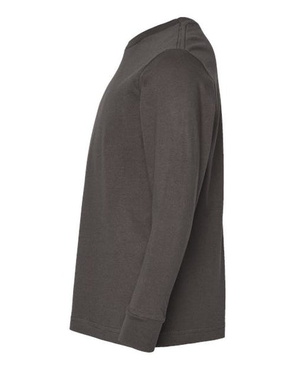 LAT Youth Fine Jersey Long Sleeve Tee 6201 Charcoal