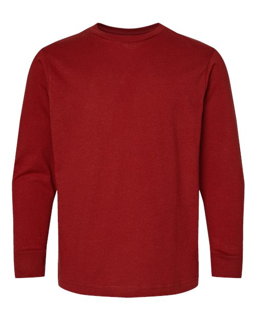 LAT Youth Fine Jersey Long Sleeve Tee 6201 Garnet