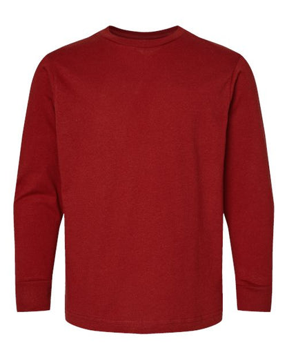 LAT Youth Fine Jersey Long Sleeve Tee 6201 Garnet