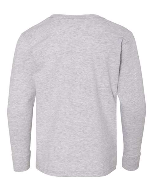 LAT Youth Fine Jersey Long Sleeve Tee 6201 Heather
