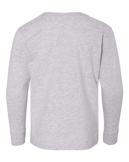 LAT Youth Fine Jersey Long Sleeve Tee 6201 Heather