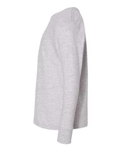 LAT Youth Fine Jersey Long Sleeve Tee 6201 Heather