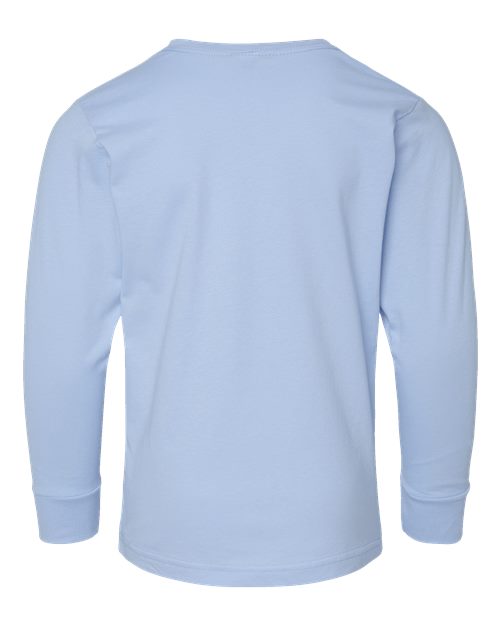 LAT Youth Fine Jersey Long Sleeve Tee 6201 Light Blue