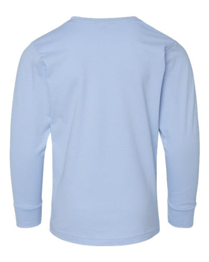 LAT Youth Fine Jersey Long Sleeve Tee 6201 Light Blue