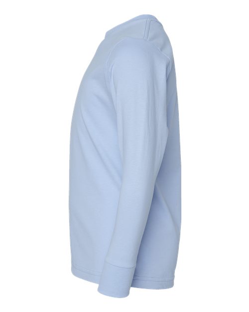 LAT Youth Fine Jersey Long Sleeve Tee 6201 Light Blue