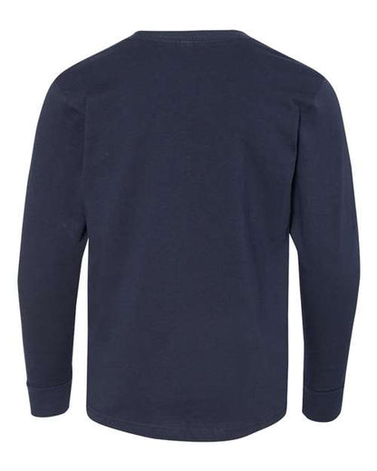LAT Youth Fine Jersey Long Sleeve Tee 6201 Navy